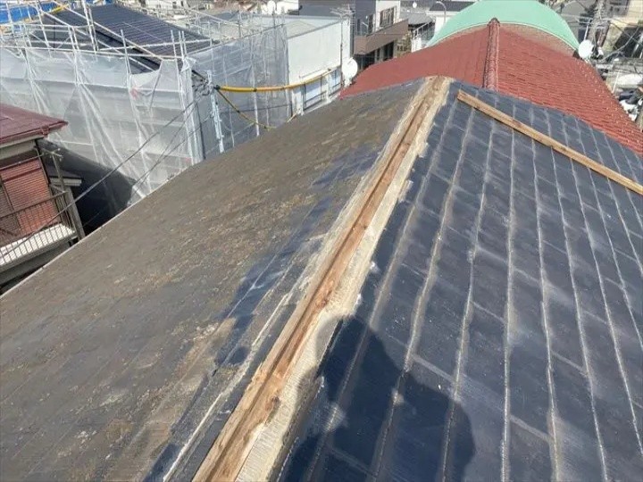 劣化した貫板の状態