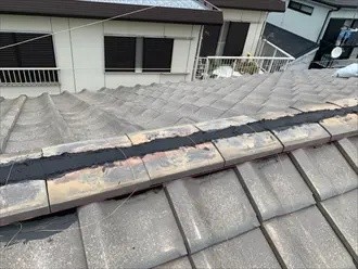 漆喰塗布後の状態