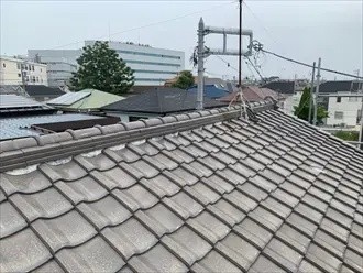 棟瓦取り直し工事着工