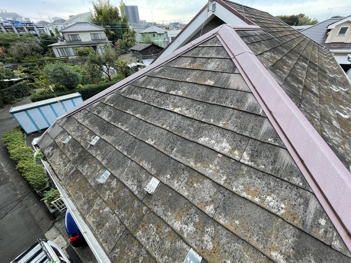 スレート屋根の点検