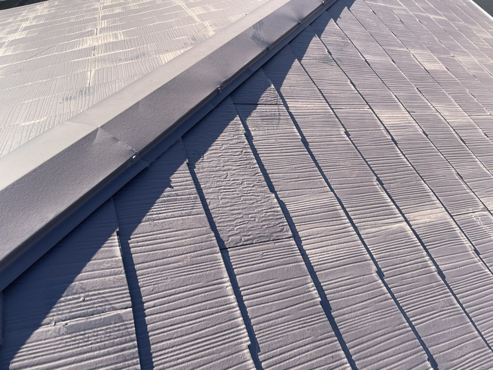 補修したのかスレートが一部変更されていました