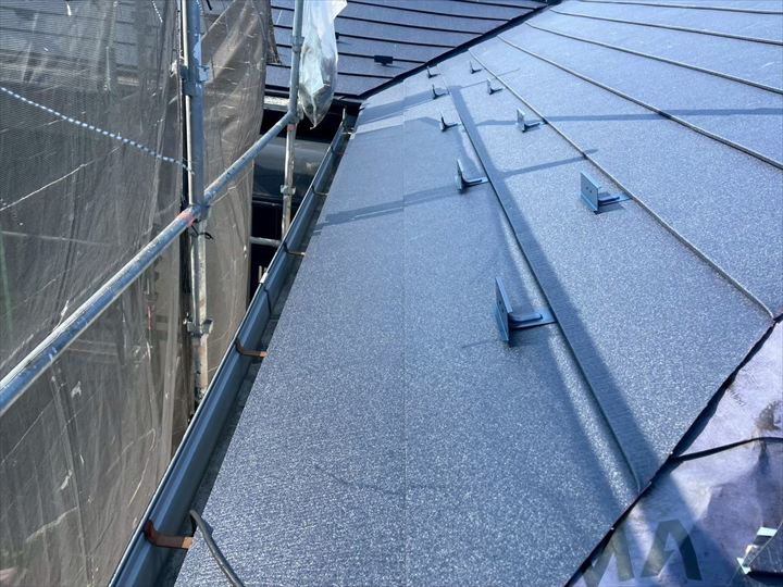 スーパーガルテクトの本体施工