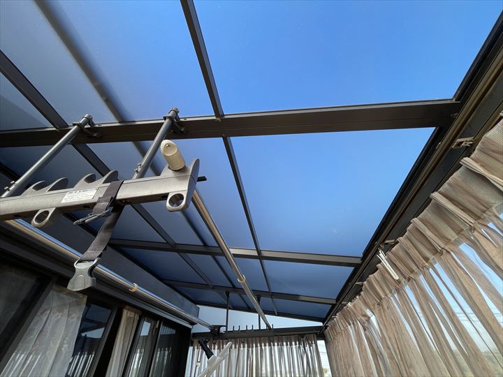 内側から見てもとても綺麗に仕上がりました