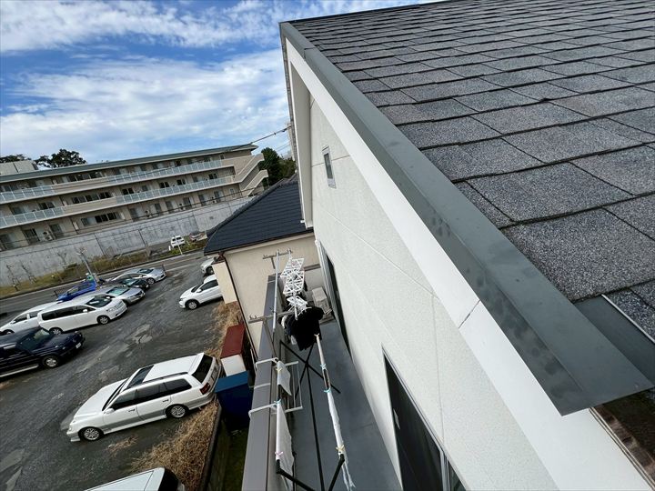 固定前のケラバ