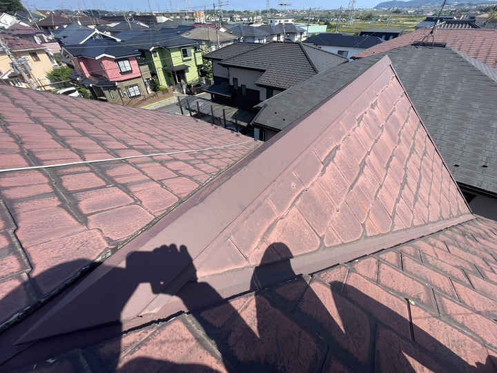 大建のナチュールで葺かれたスレート屋根