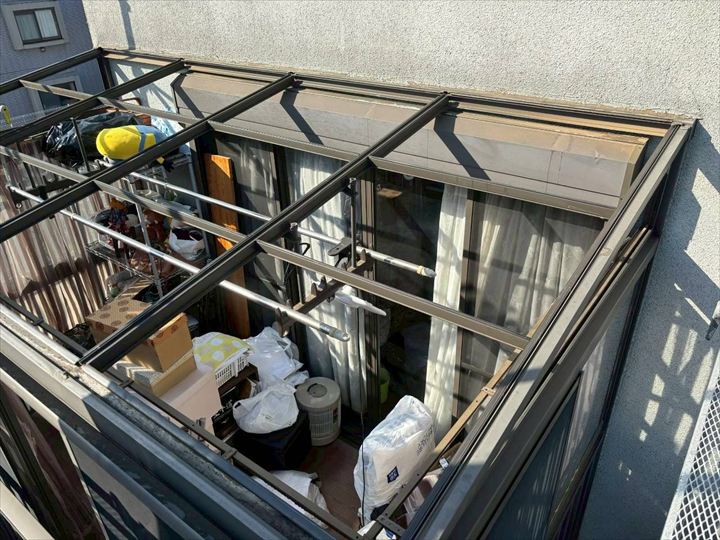 既存のパネルを全て剥がしました