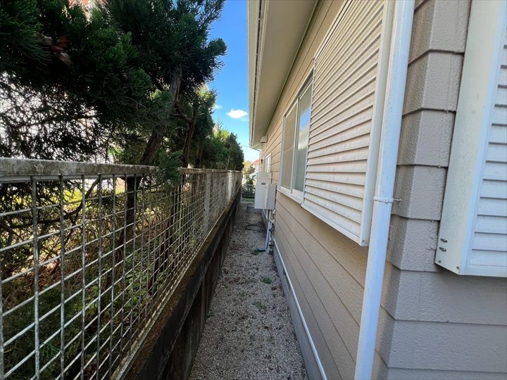 狭い足場設置箇所