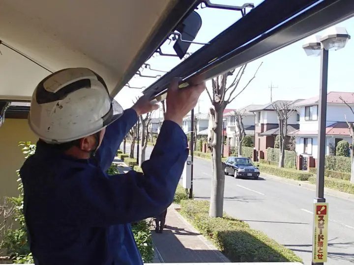 雨どいの設置