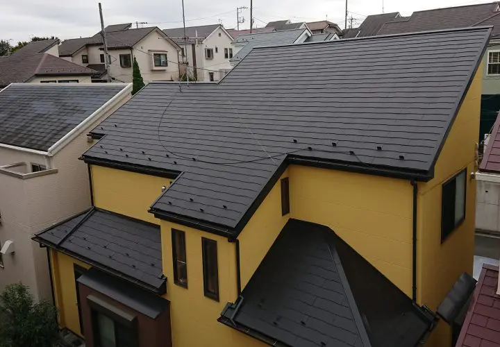 片流れ屋根のお住まい