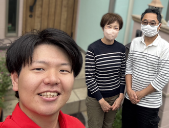 工事前お客様の顔写真