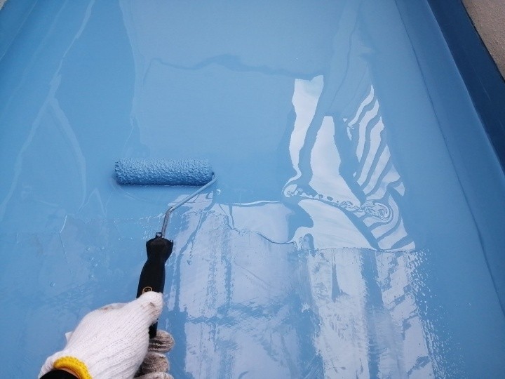 ウレタン施工二層目