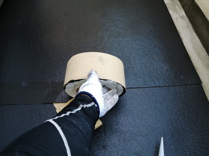 平場の下地調整にはバリボードを使用