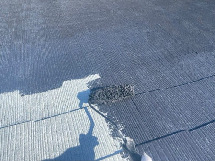 中塗り作業(サーモアイ4F)