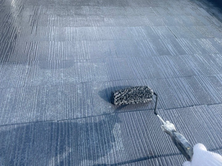 上塗り作業(仕上げ塗り)