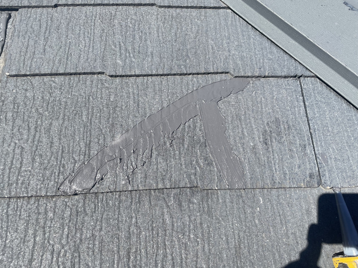 つなぎ目をコーキング