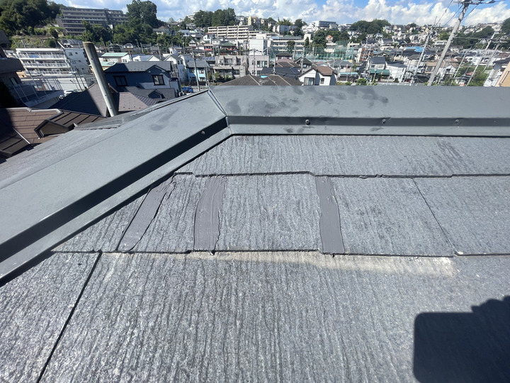 残りのスレートも貼り付けました