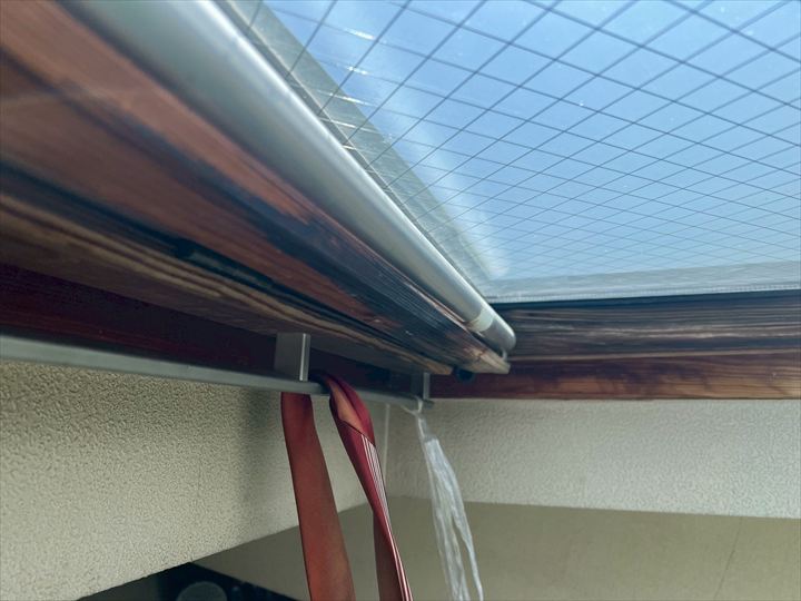 水上にも雨漏りが・・・