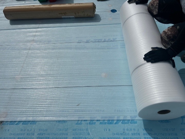 ラジアルシート施工