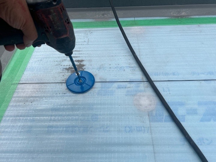 機械固定用ディスク設置