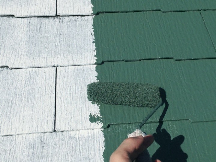 サーモアイＳｉで「中塗り」作業