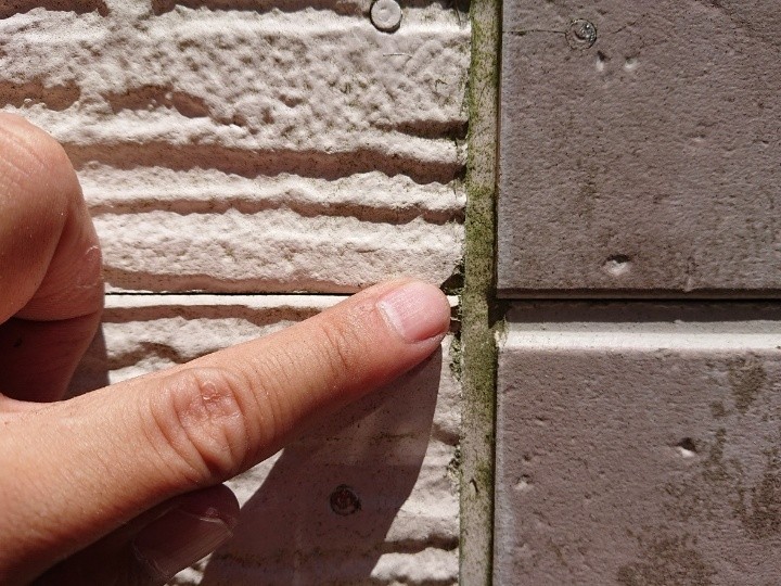 外壁のコーキングが劣化