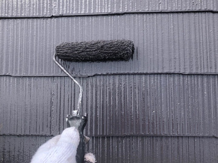 サーモアイ4Fを用いて上塗り