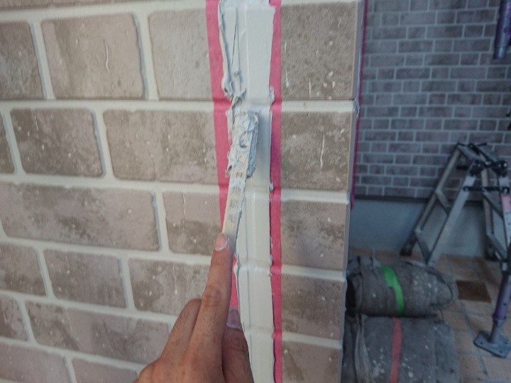 コーキング打ち替え作業