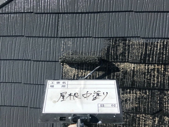 ファインパーフェクトベストで「中塗り」作業