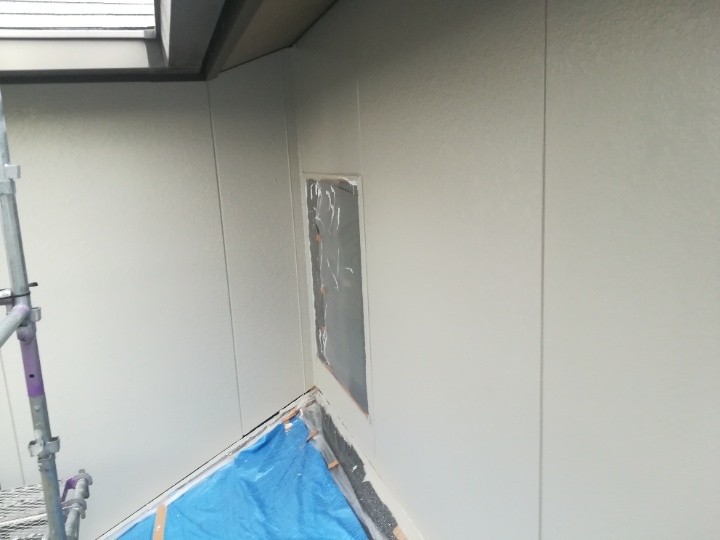 パーフェクトトップで中塗り上塗り作業(一層・二層)