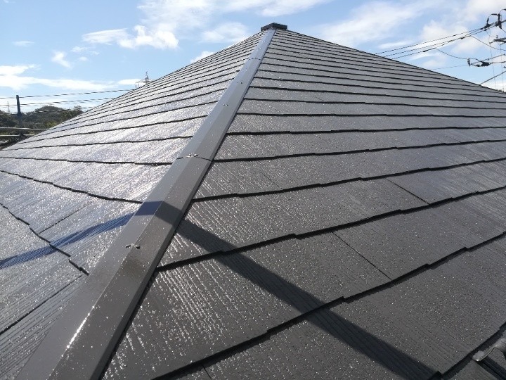 ファインパーフェクトベストで「上塗り」作業