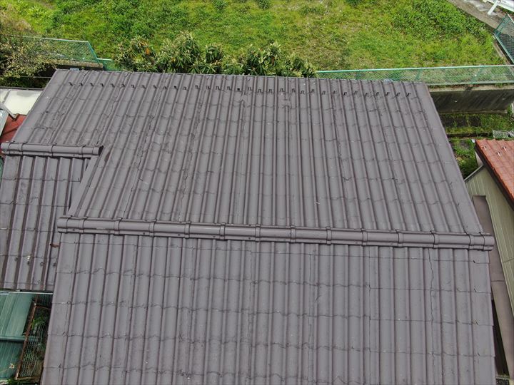 ドローンで全体を確認