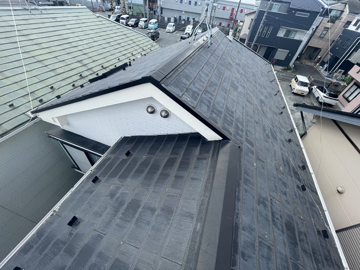 以前塗装をしていたご様子