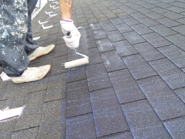 アスファルトシングル屋根の塗装