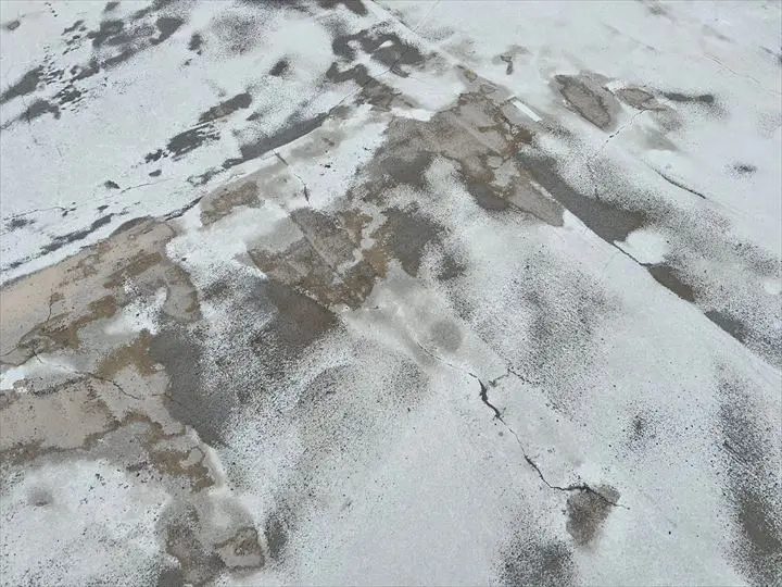 色褪せがひどい陸屋根