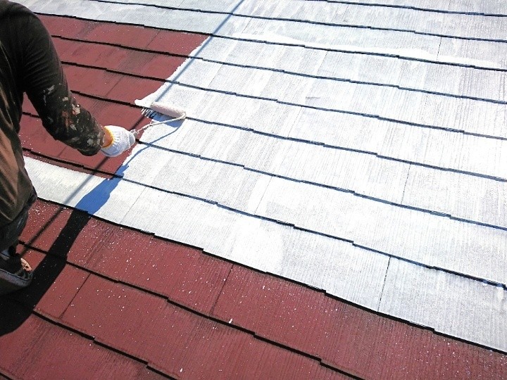 サーモアイシーラーで下塗り