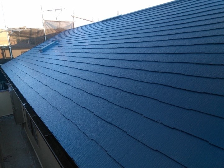 スーパーセランマイルドＩＲ-３９で「上塗り」作業