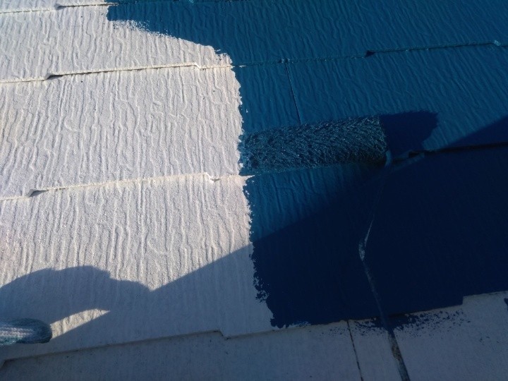 スーパーセランマイルドＩＲ-３９で「中塗り」作業