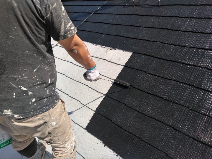 ファインパーフェクトベストで「中塗り」作業