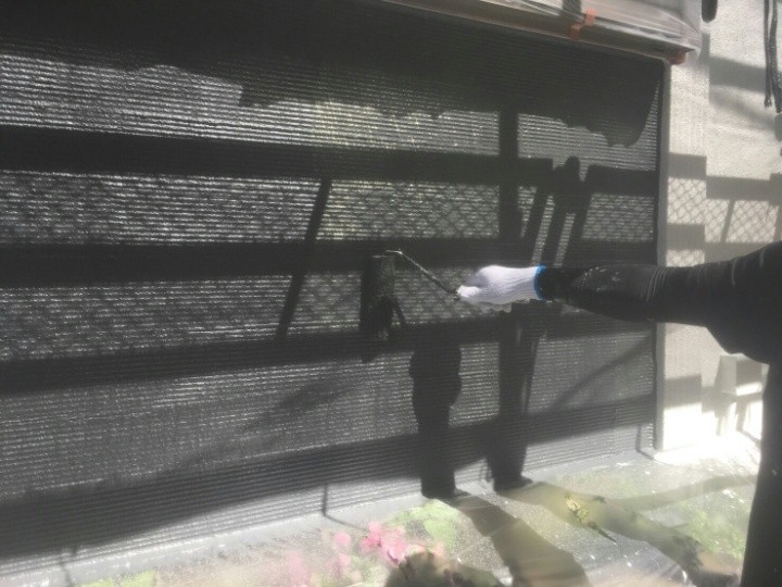 パーフェクトトップで中塗り上塗り作業(一層・二層)