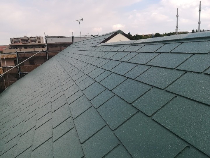 サーモアイSiで「上塗り」作業