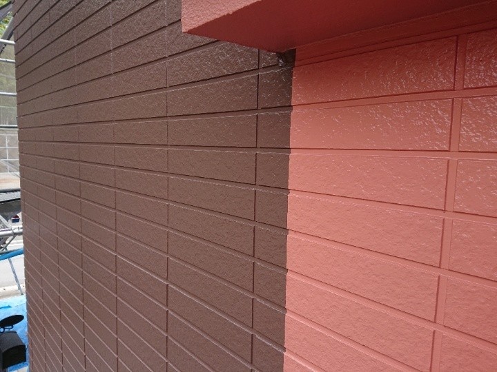 パーフェクトトップで中塗り上塗り作業（一層・二層）