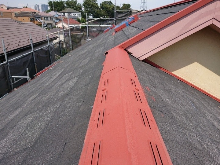 錆止め塗料（ザウルスEXⅡ）を塗布