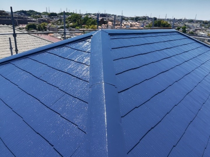 ファインパーフェクトベストで「上塗り」作業