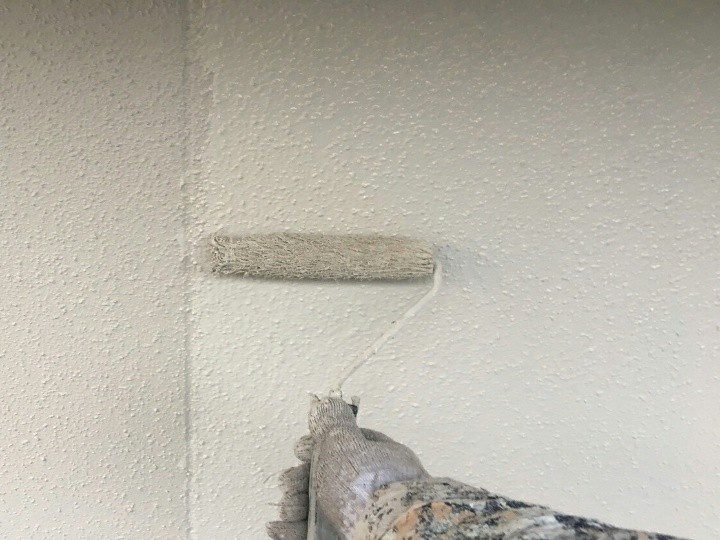 パーフェクトトップで中塗り上塗り作業(一層・二層)