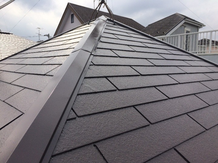 サーモアイ4Fで「上塗り」作業