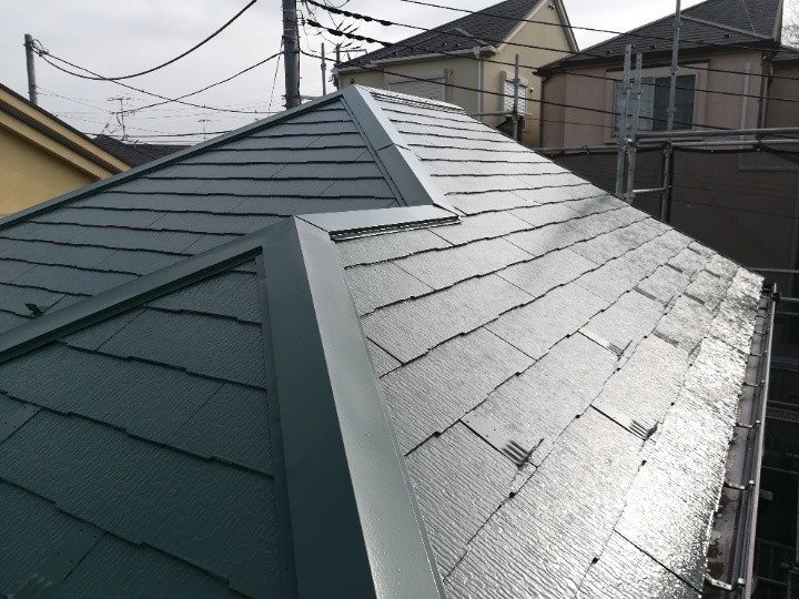 サーモアイSiで「上塗り」作業