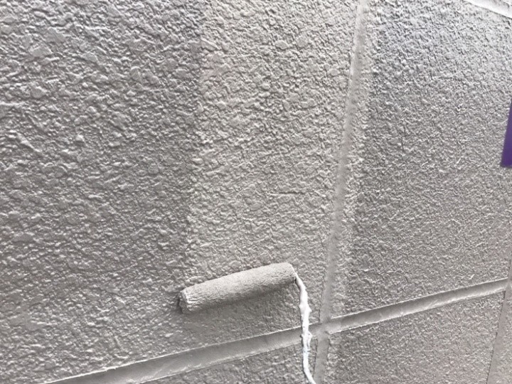 パーフェクトトップで中塗り上塗り作業(一層・二層)