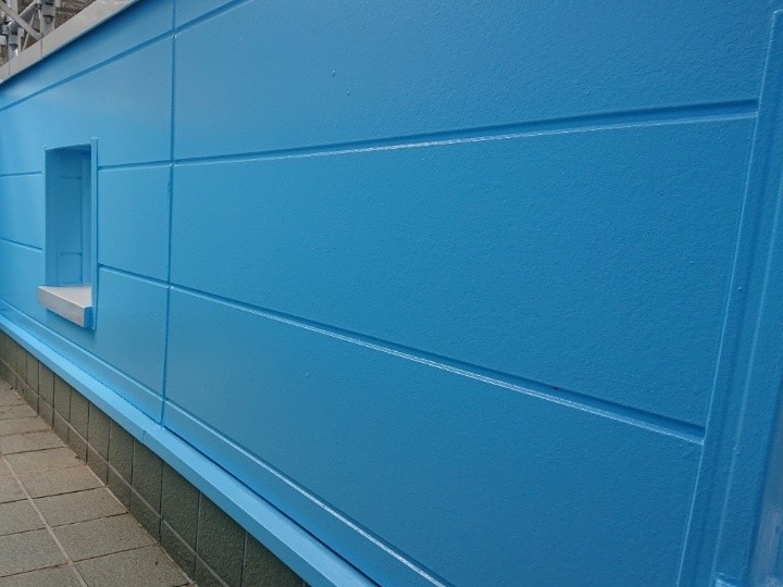 パーフェクトトップで中塗り上塗り作業（一層・二層）