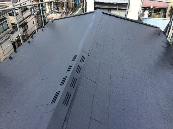 サーモアイ4Fで「上塗り」作業