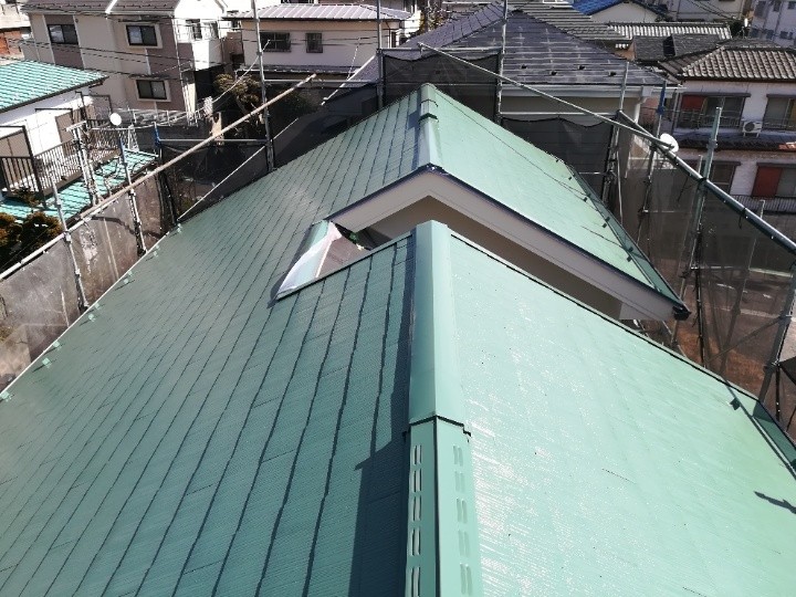 ファインパーフェクトベストで「上塗り」作業